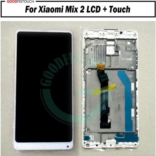 5.99" 100% test ok For Xiaomi Mix2 LCD screen display+ touch digitizer with frame For Xiaomi mix 2 LCD Replacement