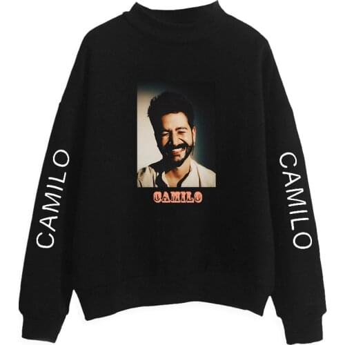 Camilo Echeverry Fashion Turtleneck Sweatshirts Women Men Long Sleeve Sweatshirts Hot Sale Casual Pullover Clothes