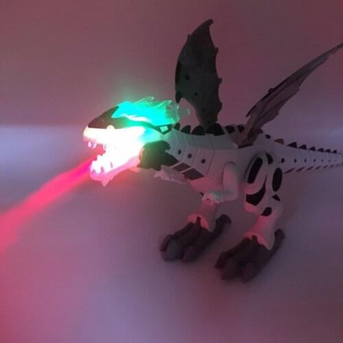 Electric Spray Dinosaur Toy Sound And Light Fire-Breathing Mechanical Dragons Dinosaur Model Toys Kids Toys