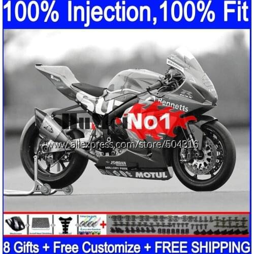 Injection OEM For SUZUKI GSXR1000 L7 L8 GSXR 1000 2017 2018 2019 116MC.37 GSXR-1000 K17 GSX-R1000 17 18 19 Fairing Glossy black
