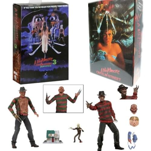 NECA Freddy Krueger/Dream Warriors 30th PVC Action Collectible Toy Figure 18cm