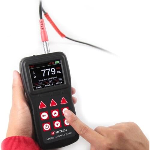 MH600 Metal Hardness Teste HL HB HRB HRC HRA HV HS Hardness Tester Meter Gauge