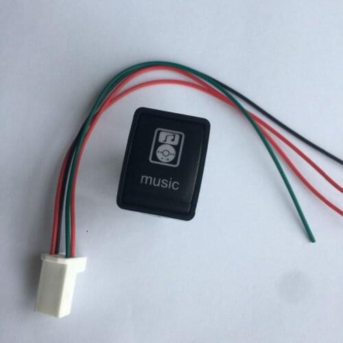 Music Light Switch For New Tiida, Sylphy, 13-14 X-Trail, 30x22mm, Music Switch, Switch Button