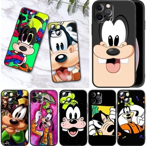 Disney cute goofy Silicone Cover for Apple iPhone 12 11 SE XS XR X 7 8 6 5 S mini Plus Pro MAX 2020 Soft Phone Case