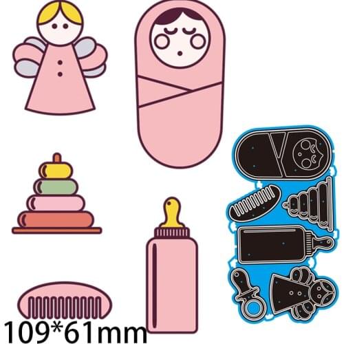 Metal Cutting Dies BABY PRODUCTS new for decoration card DIY Scrapbooking stencil Paper Craft Album template Dies 109*61mm