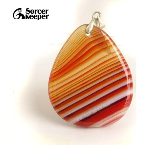 Natural Red Agates Pendants Charms Necklaces Womens Crystal Slice Brazil Healing Reiki Stone Beads for Jewelry Making BC090