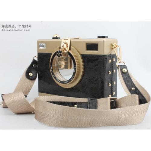 2016 Summer New Handbag Bag Personality Camera Shape Shoulder Bag Girls' Fashion Chain Bag Female Messenger Bags
