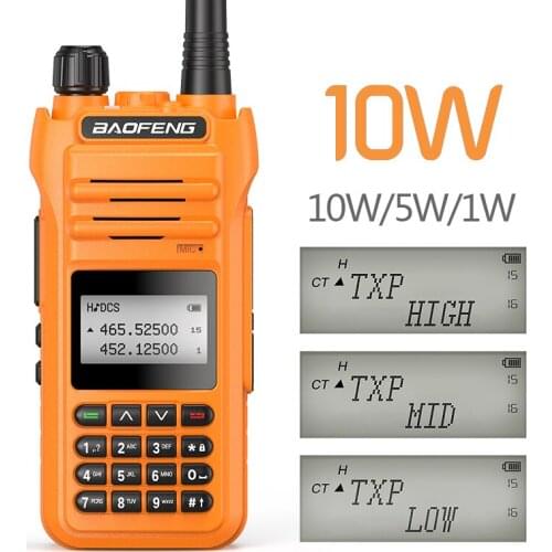 Baofeng UV-88 10W High Powerful 10km VHF/UHF Tri-Power Two Way Radio Walkie Talkie Pofung UV88 for Hunting UV-5R UV-9R Plus