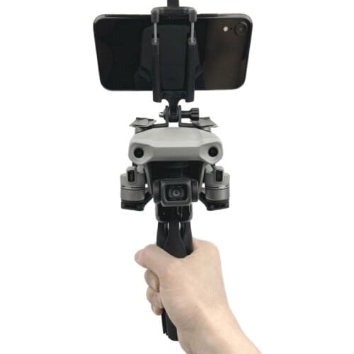 Handheld holder Tripod Stable Bracket Mobile Phone Clip drone mount for dji mavic air 2 drone Modified accessories
