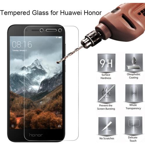 Toughed Protector Glass for Huawei Honor 6A Tempered Glass for Honor 4A 5A 4C 5C 6C Pro Screen Glass on Honor 3X 4X 5X 6X 7X 8X