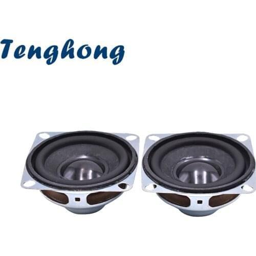 Tenghong 2pcs 2Inch 52MM Audio Speakers 4Ohm 5W Full Range Bluetooth Speaker Unit Horn Bass Multimedia Loudspeaker Home Theater