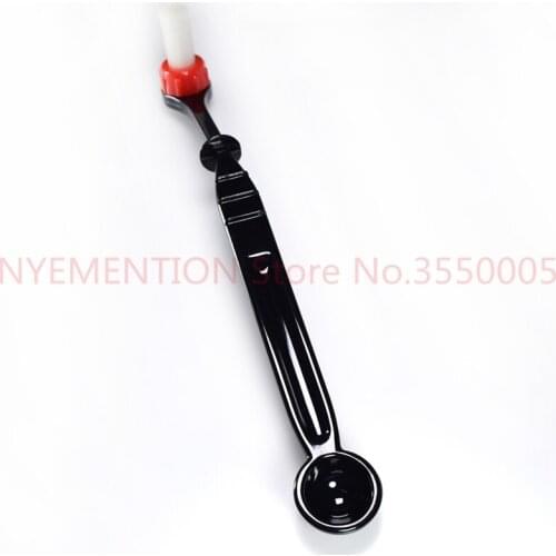 2 In 1 Coffee Machine Brush Nylon Espresso Coffee Grinder Brushes Coffee Spoon Machine Group Head Kitchen Tools 50pcs