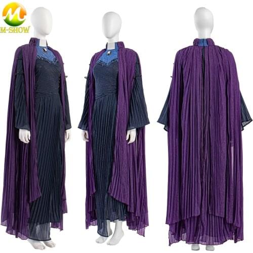 2021 Halloween Witch Dress Cosplay Costume Kathryn Hahn Witch Harkness Costumes Custom Made for Adult Women