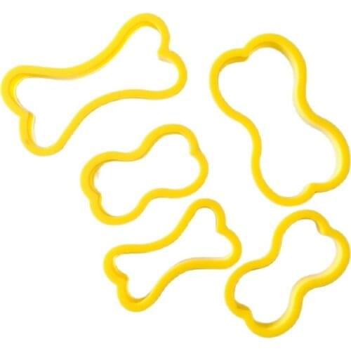 5 pcs/lot Bone Shape Modelling Plastic Fondant Sugar Craft Cake Decorating Tool Cake Mould Cookie Cutter E547