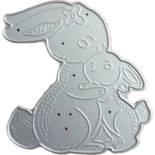 Bunny Metal Cutting Dies Stencil DIY Scrapbooking Album Paper Card Template Mold