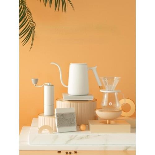 GY Advanced Household Pour-over Coffee Sets Temperature Control Hand Wash Pot Coffee Grinder Electronic Scales Filter Cup, Etc