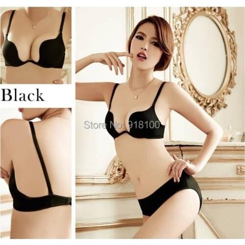 Super top bra Sexy cup w young girl underwear push up adjustable b glossy temptation separate bra