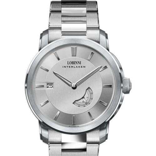 Men watches,mens automatic watch LOBINNI man self wind mechanical wristwatch waterproof clock luxury brand dress reloj hombre