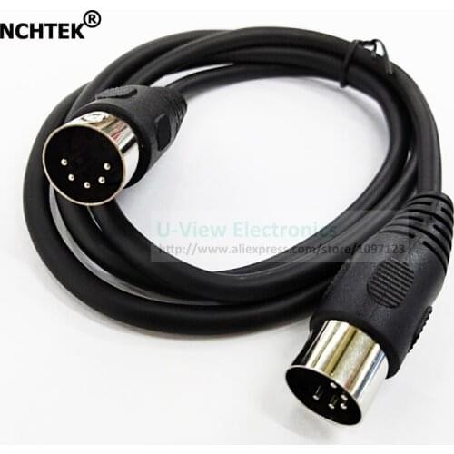 NCHTEK DIN 5Pin Male to Male Audio MIDI Extension Cable About 1M/Free Shipping/10PCS
