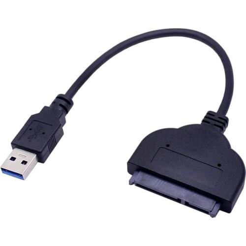5Gbps USB 3.0 to SATA 3.0 Cable Adapter USB3.0 to Serial ATA III 7+15 22Pin Converter for 2.5in HDD Hard Disk Drive SSD