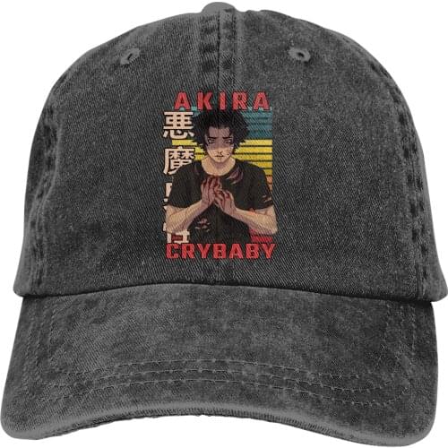 Akira Fudo Blooding Baseball Cap Men devilman crybaby Dark Anime Akira Caps colors Women Summer Snapback Caps