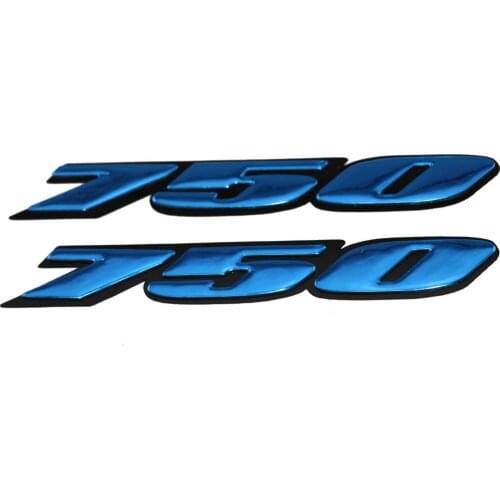 KODASKIN Motorcycle Raised 750 3D Sticker Decals emblem For GSXR750 K4 K6 K7 K8 K9 L1 105*15MM