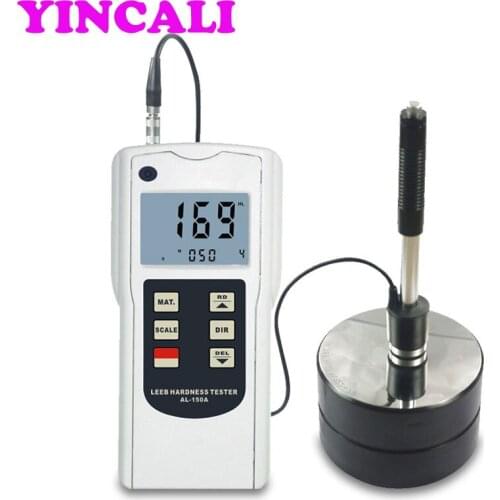 Leeb Hardness Tester AL-150A Transform Between HL/HRC/HRB/HB/HV/HS Digital Hardness Meter Portable Durometer Range 200~900 HLD
