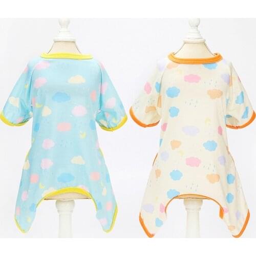 Summer Dog Clothes Cotton Puppy Cat Pajamas Pet Jumpsuit for Small Dogs Chihuahua Shih Tzu Overalls roupa cachorro #7