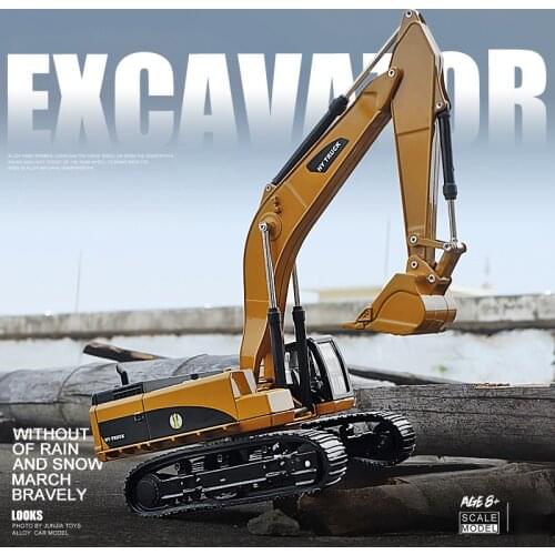 Nicce 1:50 Alloy Diecast Excavator Engineering Construction Model Bulldozer Metal Truck for Boys Birthday Gift Toy Cars