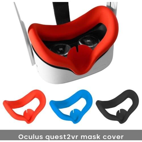 Eye Mask Cover For Oculus Quest 2 VR Glasses Silicone Anti-sweat Anti-leakage Light Blocking Eye Cover Oculus Quest 2 Accessory