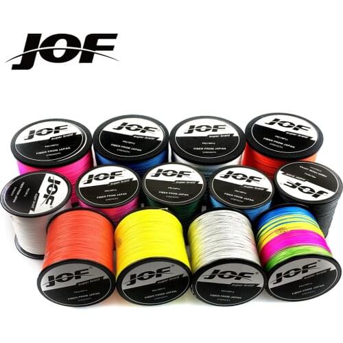 NEWEST JOF PE Multicolor Braid Fishing Line 8 Strands 4 Strands 300M Sea Fishing Weave Super Strong Threads 8/4