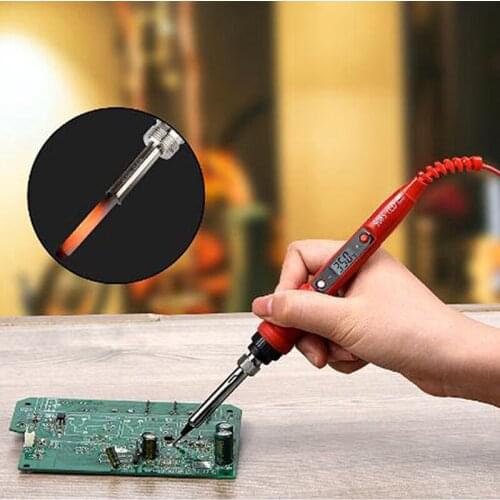 80W Soldering Iron LCD Digital Electric Welding Tools Solder Wire Tweezers Hand Tools