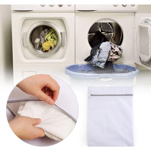 Mesh Laundry Bags For Washing Machine Travel Clothes Storage Net Zip Wash Bra Stocking And Underwear Super Fine Fiber