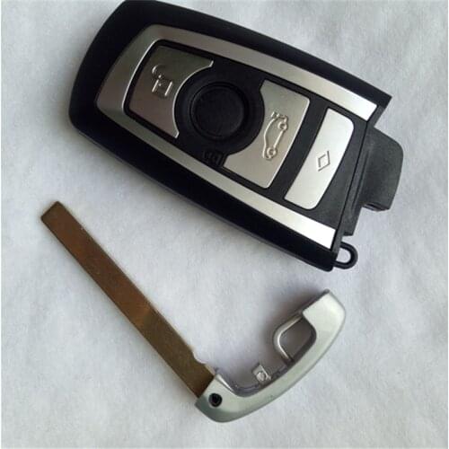 DAKATU 10pcs/lot 4 Buttons Smart Key Remote Car Key Shell For BMW F CAS4 5 Series 7 Series Smart Key Case Cover