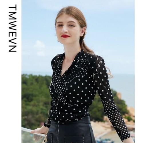 Женские рубашки с длинным рукавом TMWEVN China At AliExpress