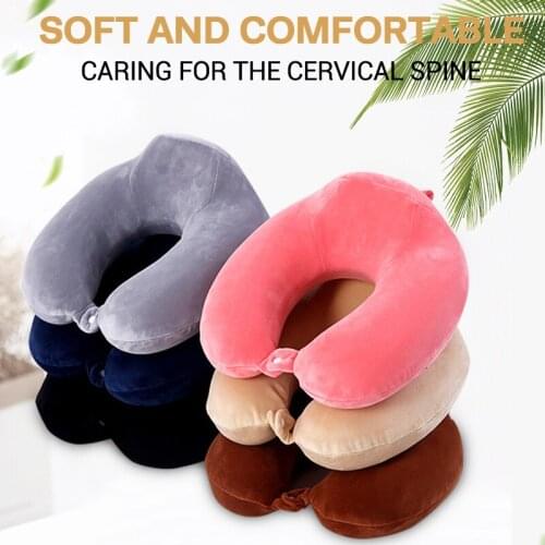 U-Shaped Neck Pillow Memory Foam Travel Neck Support Head Pillows Driving Sleeps Pillow M2