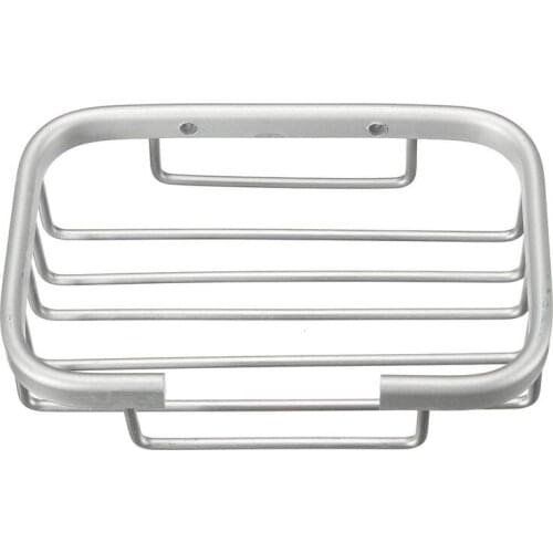 Bathroom Storage Rack Wall-mounted Shower Soap Shampoo Holder Space Aluminum Wall Shelf