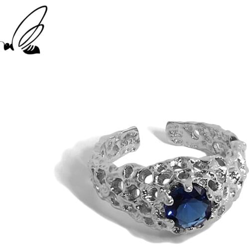 SSTEEL 925 Sterling Silver Design With Zircon For Women Ring Minimalist Love Engagement Resizable 2021 Accessories Fine Jewelry