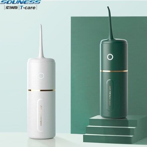 Sonic Oral Irrigator USB Rechargeable 3 Mode Water Flosser Portable Dental Water Jet 280ML Water Tank Waterproof Teeth Cleaner