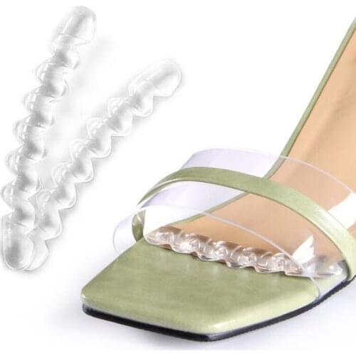 1 Pair Women Self-adhesive Gel Non-slip Summer Foot Patch Anti-wear Silicone High Heel Shoe Sticker Cushion Pad Foot Hind Care