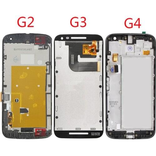 100% Test LCD For Motorola Moto G4 XT1622 XT1625 LCD Display Screen Touch Panel Digitizer Assembly For Moto G3 Display G2 LCD
