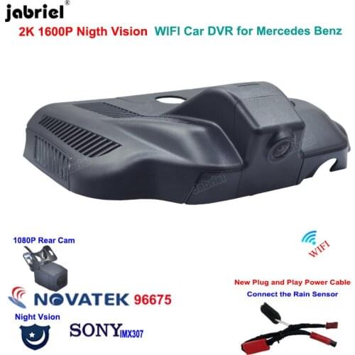 2K 1600P New Wifi Car DVR Dash Cam for Mercedes Benz A Class A200 A220 A250 w177 for Mercedes cla 35 45 gla 45 35 amg w118 x156