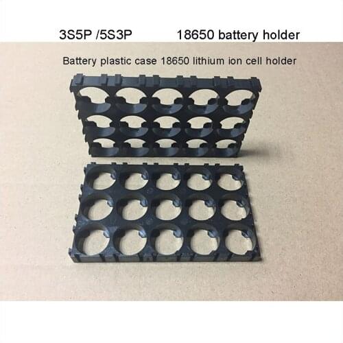 3S5P 5S3P 18650 battery holder cylindrical batteryies plastic case 18650 lithium ion cell holder