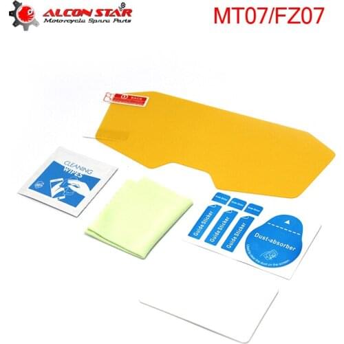 Alconstar- Motorcycle Speedometer Cluster Scratch Cluster Screen Film Protector For Yamaha MT07 MT-07 FZ07 FZ-07 2014-2017