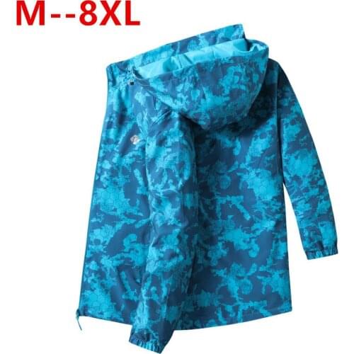 Plus size 8XL 6XL Men Loose Jackets Fashion Sweatshirt Jacket Tops Casual Coat Outwear male boy Casual coat jacket hot NEW