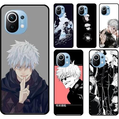 Anime Jujutsu Kaisen Satoru Gojo Case For POCO M3 F2 F3 X3 Pro Phone Cover For Xiaomi Mi 11 Ultra 10T Pro Mi Note 10 Lite