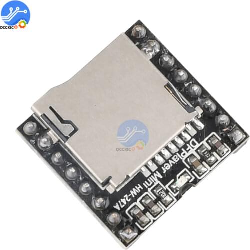 MP3 DF Player Module DIY Kit Audio Sound Speaker Decoding Board For Arduino Supporting TF Card U-Disk IO/Serial Port/AD
