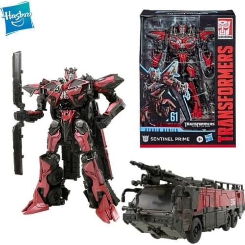 Original Hasbro Transformers Toys Studio Series SS61 Voyager Class Movie 2 Sentinel Prime Action Figures Model Toys for children