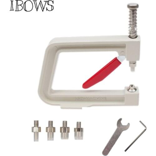 IBOWS 1Set Manual Bead Fixing Instrument Sewing Pearl Attach Machine for Garments Clothes Decoration Beading Accessory Supplies