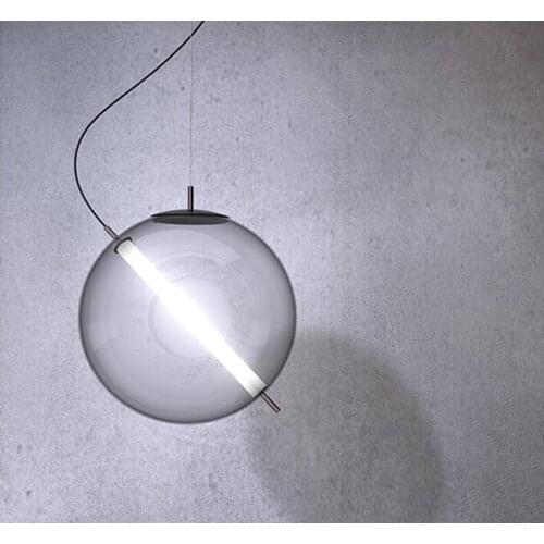 Dining room chandelier creative glass bubble ball northern Europe simple modern living room bedroom Chandelier